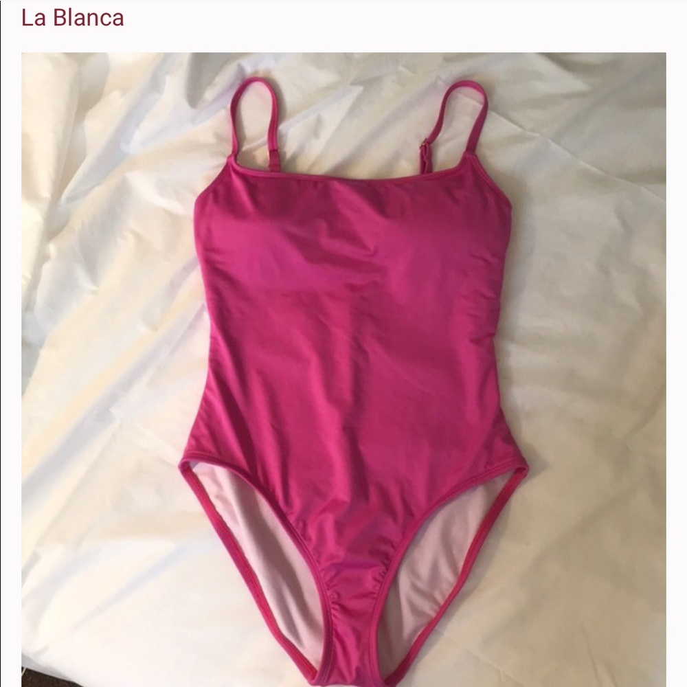 La Blanco spaghetti strap bathing suit